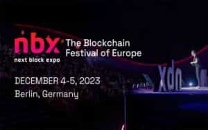 Event: Next Block Expo 2023 - The Blockchain Festival of Europe