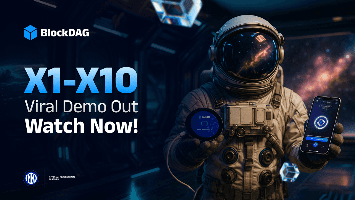 BlockDAG X1 + X10 Demo Goes Viral While ENA and CRO Surge