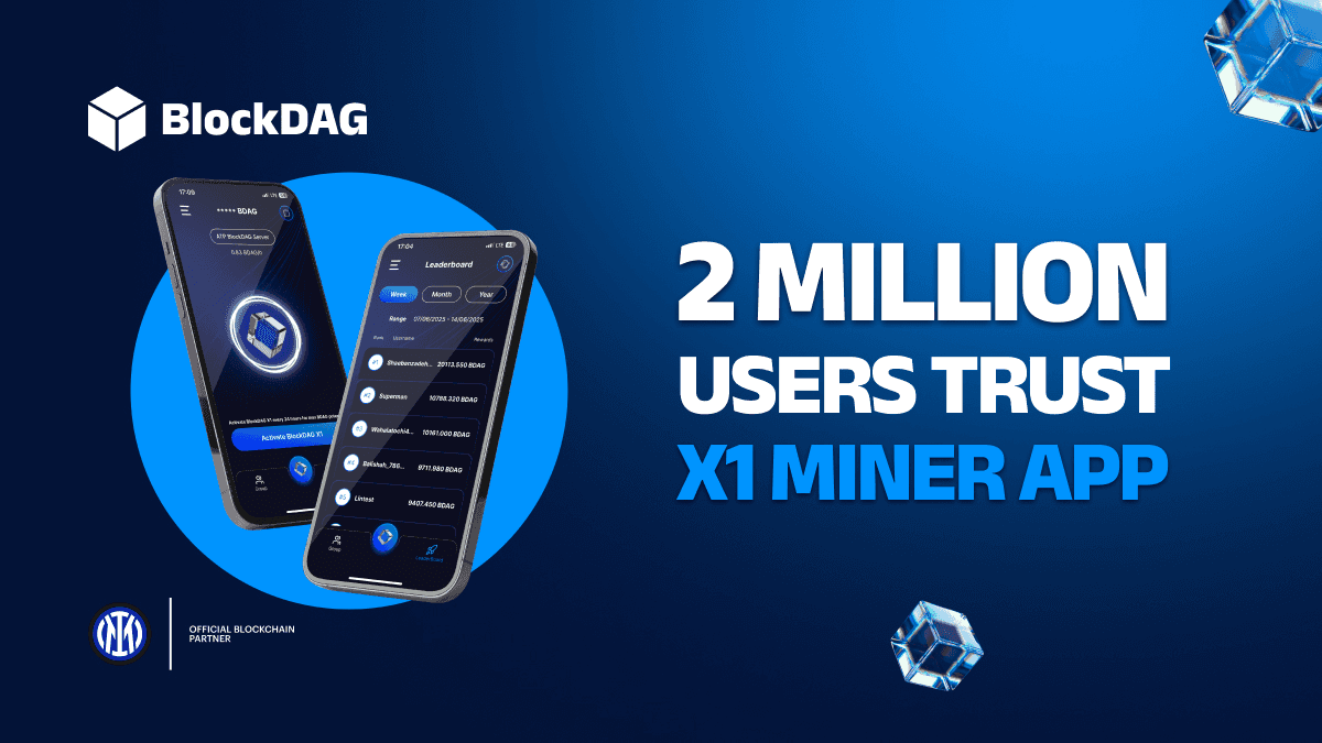 2M+ Users Join BDAG’s X1 App, SHIB Burn Rate Spikes & TIA Eyes Rally