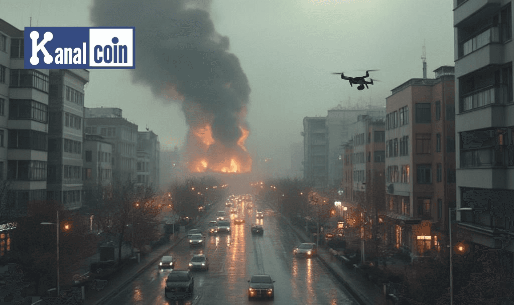 Ukrainian Drone Strikes Russian Oil Depot in Sochi