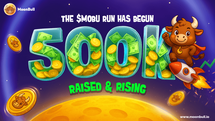 Didn't Buy Stellar Early? MoonBull Presale Explodes Past $500K – Is This the Best Crypto to Buy Today?