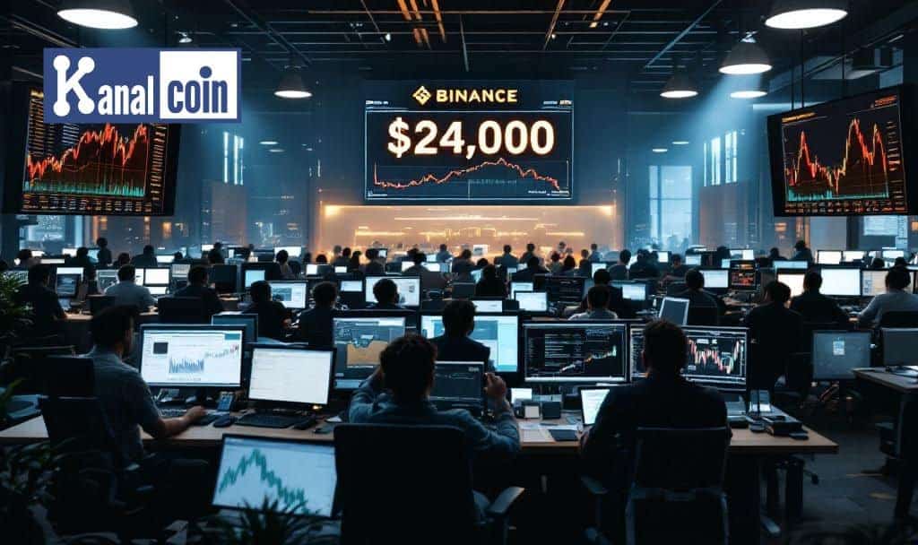 Bitcoin Briefly Hits $24K on Binance, Quickly Rebounds