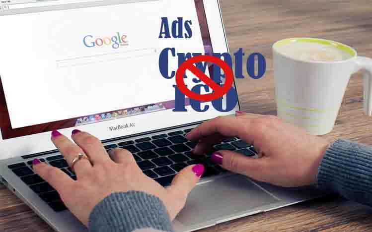 google banned crypto ads