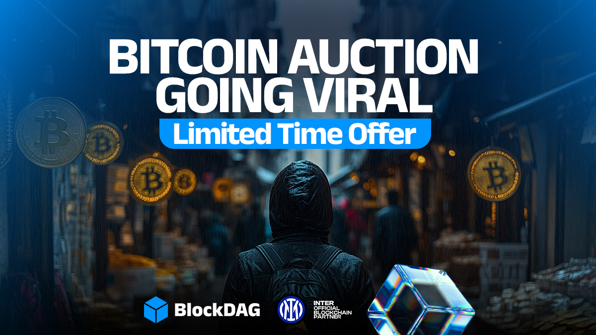 SHIB Cools, DOGE Hovers at $0.19, BlockDAG Opens Live Trading With 10 BTC Auction